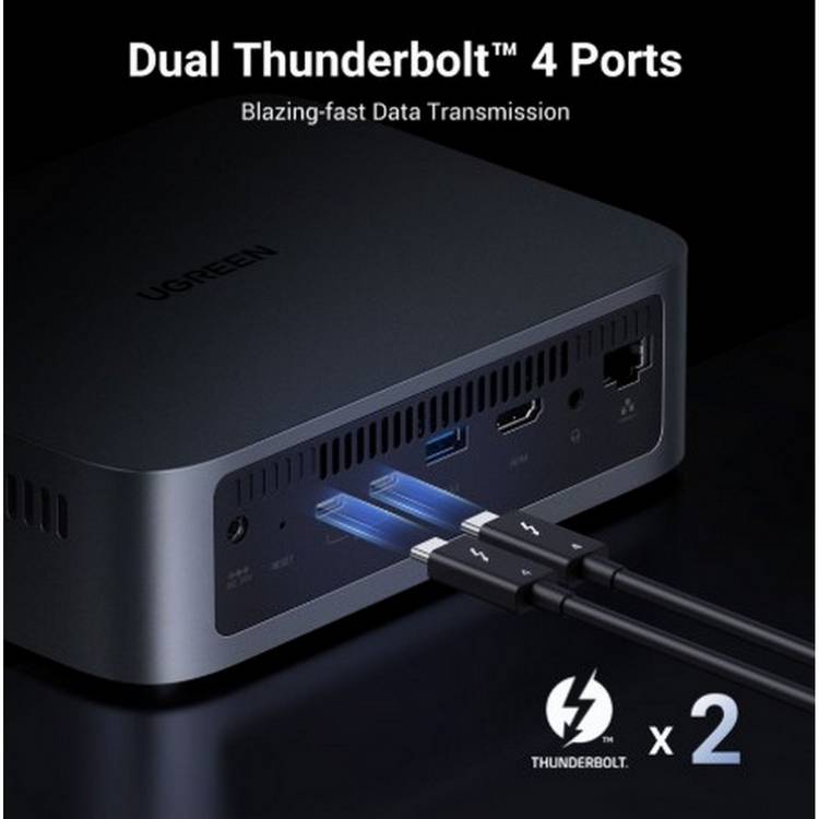 UGREEN NAS DXP480T Plus all-flash NVMe i5 network storage - British product