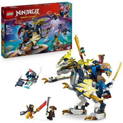 Argos LEGO NINJAGO Rogue's Mech Dragon Rider Ninja Toy Set 71843- Buy online at McGrocer
