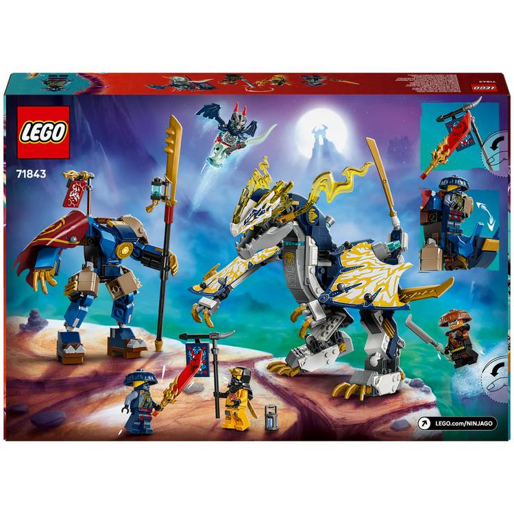 LEGO NINJAGO Rogue's Mech Dragon Rider building set 584 pieces, imported from the UK