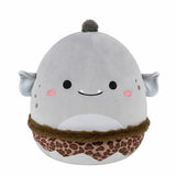 Squishmallows Booga 12 inch grey soft toy - British product