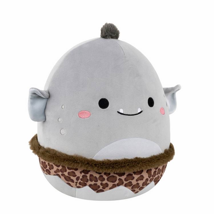 Squishmallows Booga 12 inch grey soft toy - British product