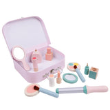 Chad Valley wooden beauty set with 12 pieces, imported from the UK