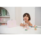 Chad Valley wooden beauty set with 12 pieces, imported from the UK