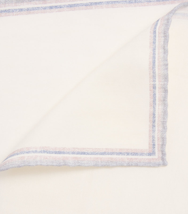 Eleventy pocket square pastel stripe 33cm, UK version