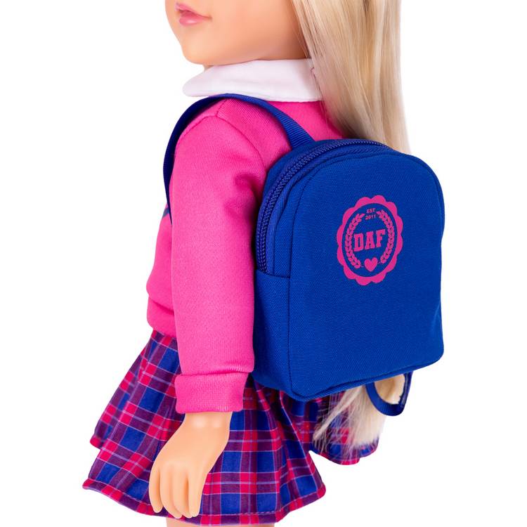 DesignAfriend Pippa school doll 18 inch, imported from the UK