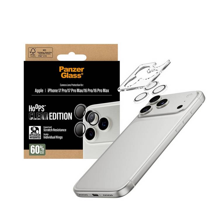 PanzerGlass camera lens protector for iPhone 17 Pro/Pro Max - British product