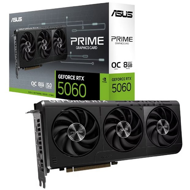 ASUS Prime GeForce RTX 5060 OC 8GB graphics card, imported from the UK