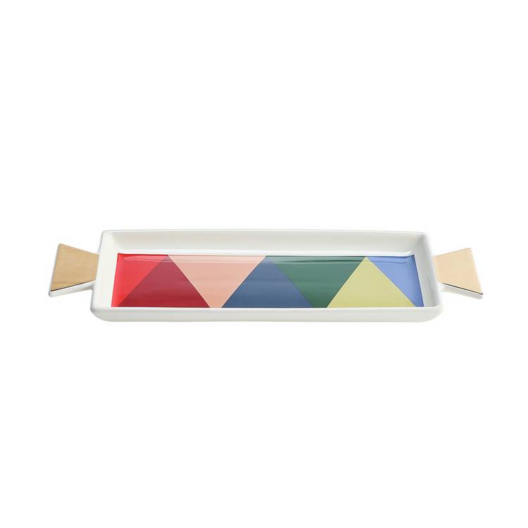Habitat stoneware cracker platter white - British product