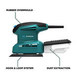 McGregor corded detail sander 160W with dust box (British brand)