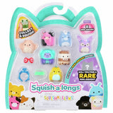Squish-a-longs 8 pack mini squish toys with accessories, imported from the UK