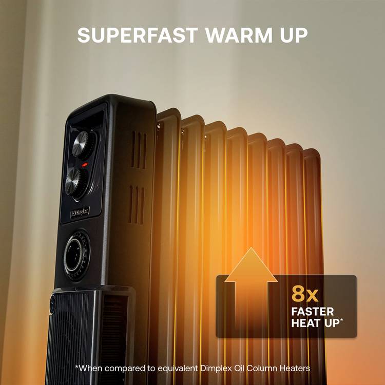Dimplex oil-free turbo radiator 2.4kW - British product