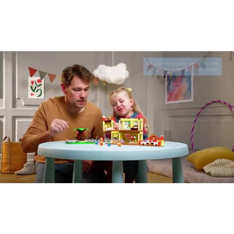 LEGO Bluey family house toy 382 pieces (British brand)