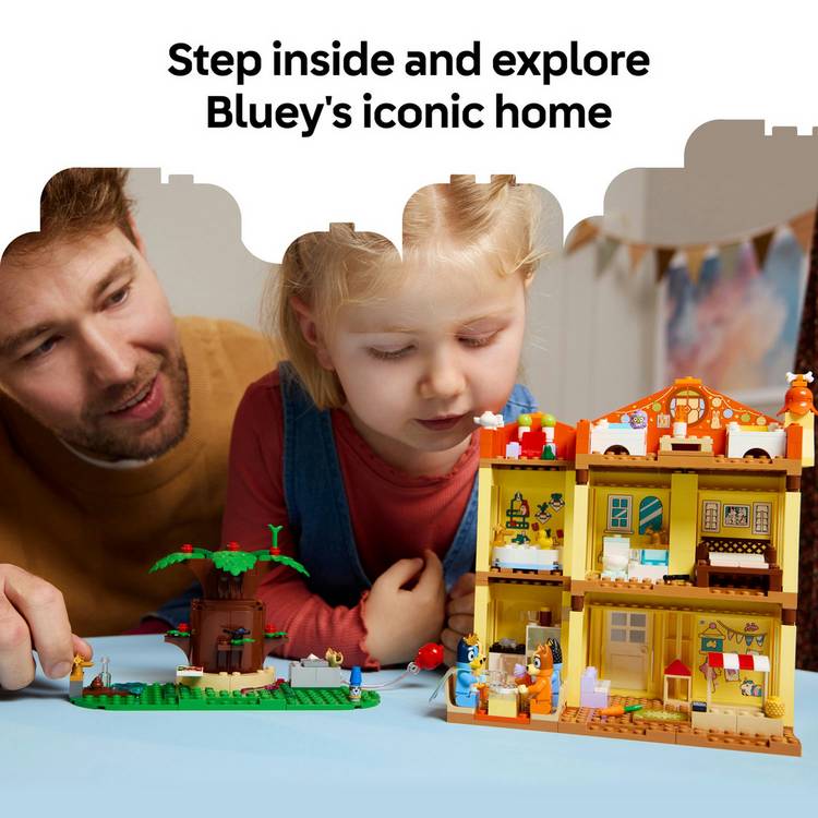 LEGO Bluey family house toy 382 pieces (British brand)