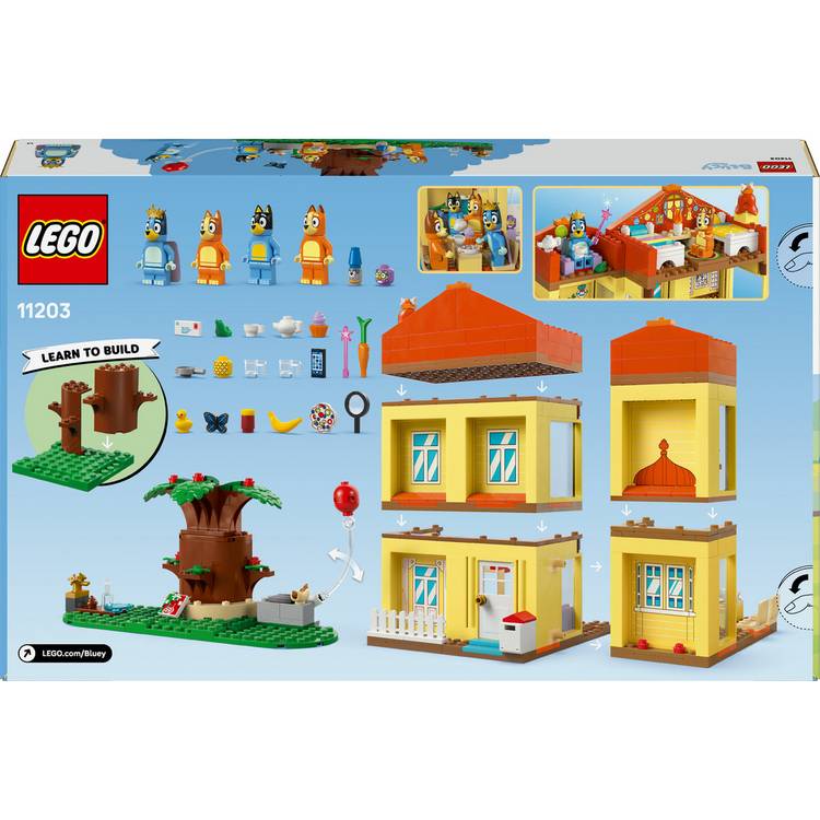 LEGO Bluey family house toy 382 pieces (British brand)