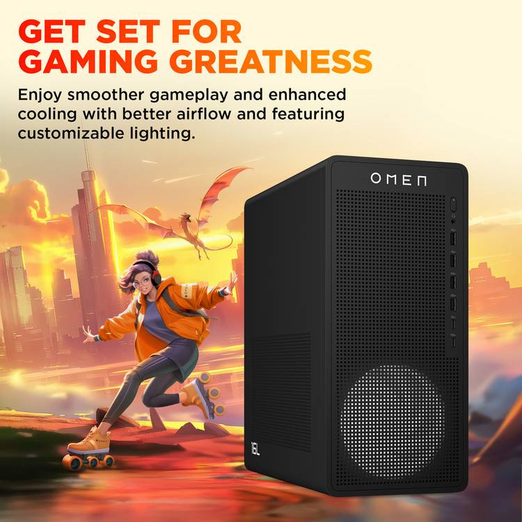 HP Omen R5 gaming desktop (British brand)