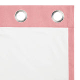 Habitat dusty rose pink blackout eyelet curtains 117x137cm, imported from the UK