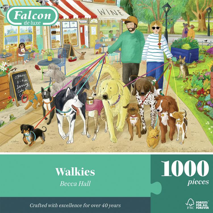 Falcon Deluxe Walkies puzzle 1000 piece, UK version