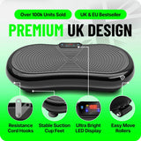 Bluefin ultra slim vibration plate for home fitness - British product