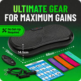 Bluefin ultra slim vibration plate for home fitness - British product