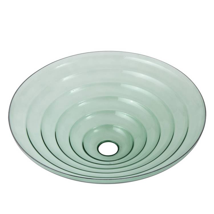 Habitat Ringo green glass lampshade 40cm - British product