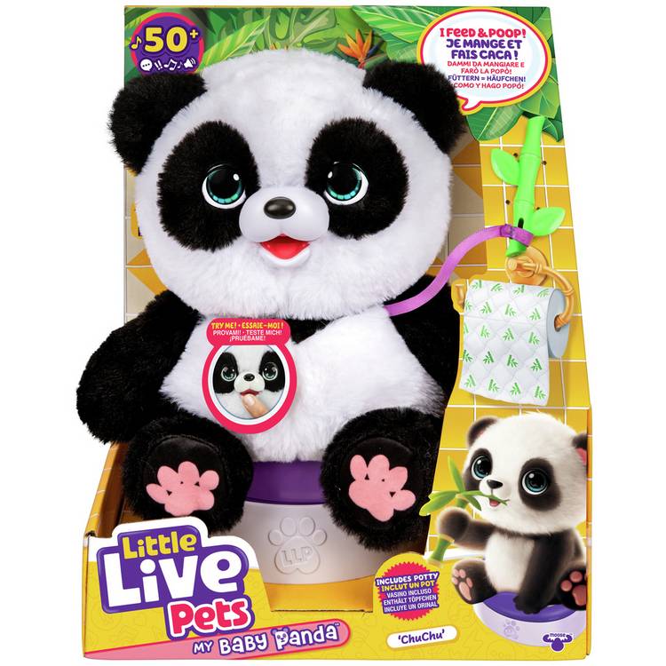 Little Live Pets My Baby Panda ChuChu interactive toy, UK version