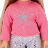 DesignAfriend Connie and Trevor 18 inch doll and dinosaur gift set - British product