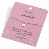 Argos Hot Diamonds Sterling Silver Bridesmaid Heart Charm Bracelet 20cm- Buy online at McGrocer