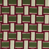 Habitat mid-century burgundy wool rug 120x170cm, UK version