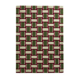 Habitat mid-century burgundy wool rug 120x170cm, UK version