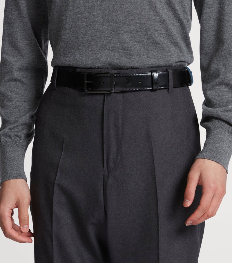 Dunhill leather reversible belt 3.5cm, imported from the UK