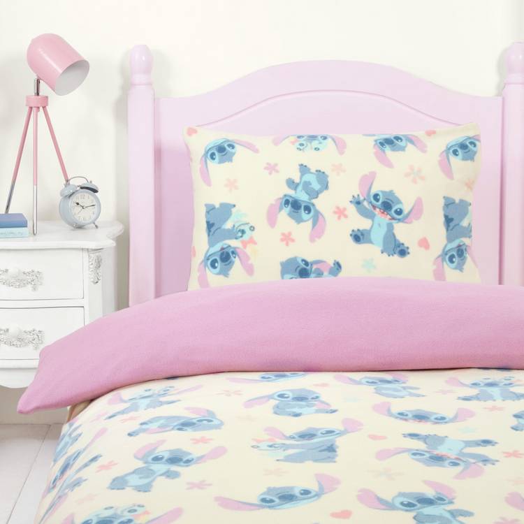 Disney Stitch Scrump fleece bedding set single size (British brand)