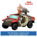 Mattel Jurassic World Rebirth vehicle with Velociraptor figure - British product