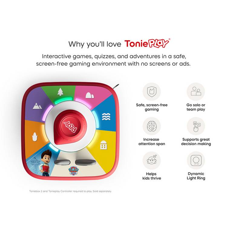 tonies Tonieplay PAW Patrol Rescue Heroes game, imported from the UK
