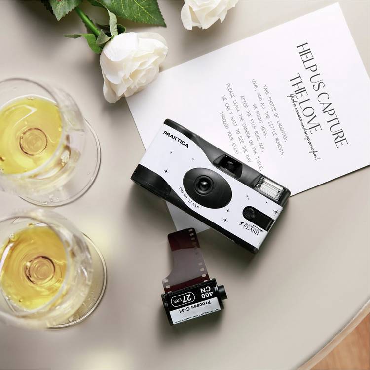 Praktica single-use camera 10-pack white (British brand)