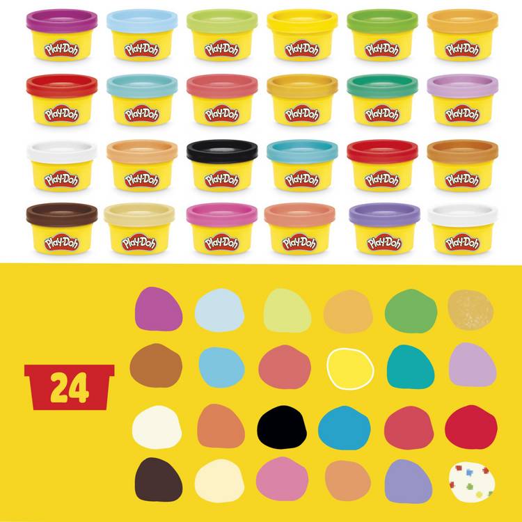Play-Doh advent calendar holiday edition with 24 cans, UK version