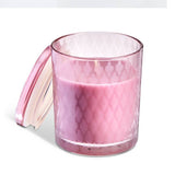 Habitat Marrakesh scented candle with pink glass lid, UK version