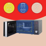 Russell Hobbs 800W microwave 20L silver, UK version