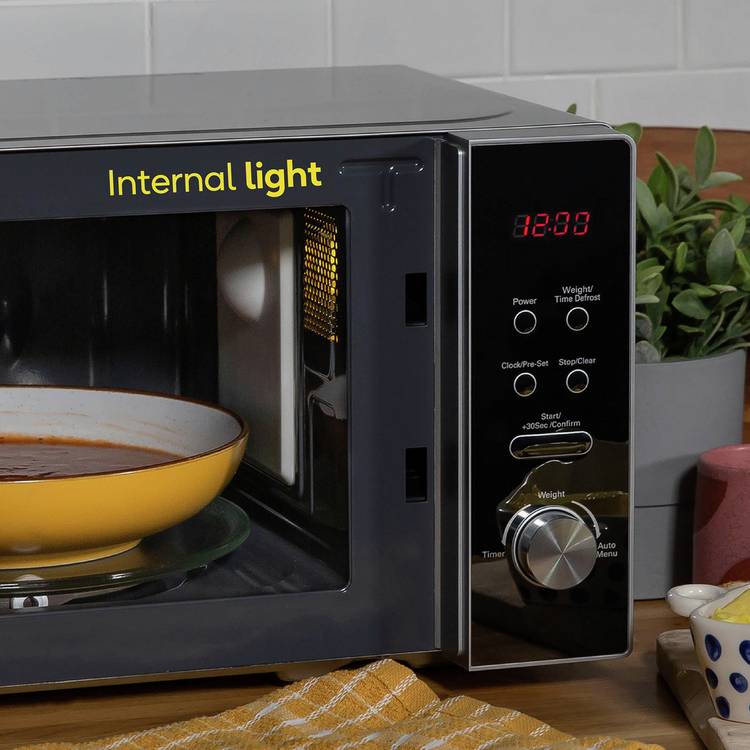 Russell Hobbs 800W microwave 20L silver, UK version