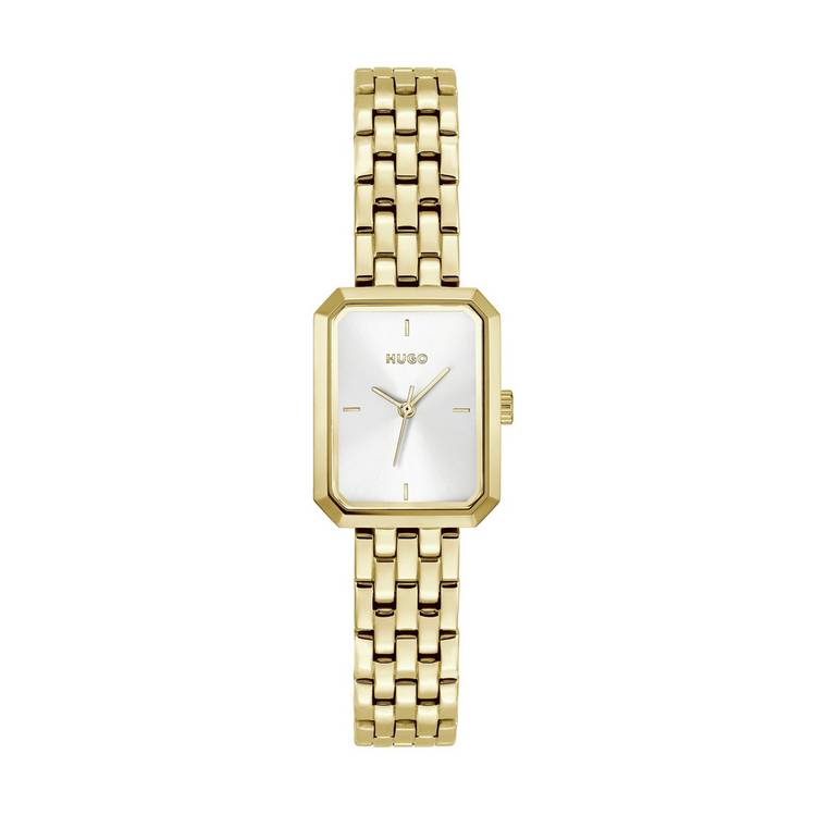 HUGO gold stainless steel bracelet watch - British product
