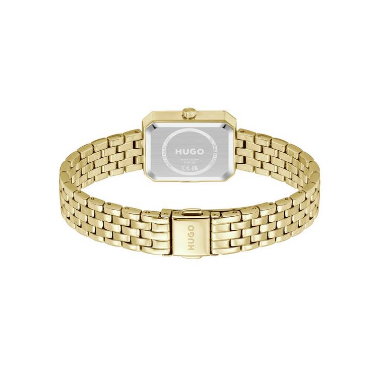 HUGO gold stainless steel bracelet watch - British product