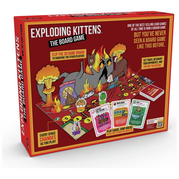 Exploding Kittens Refresh board game - British product