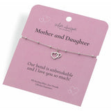 Hot Diamonds sterling silver mother daughter bracelet 20cm (British brand)