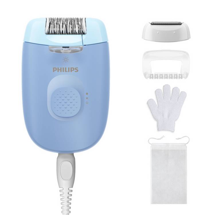 Philips corded compact epilator BRE247, UK version