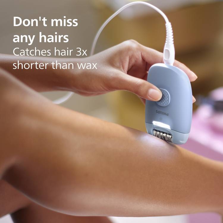 Philips corded compact epilator BRE247, UK version
