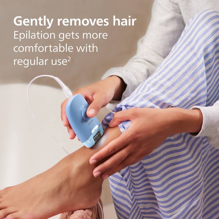 Philips corded compact epilator BRE247, UK version