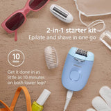 Philips corded compact epilator BRE247, UK version