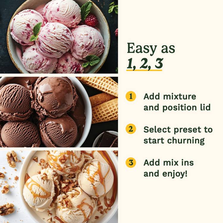 Cuisinart Freeze Ease Ice Cream Maker 950ml - British product