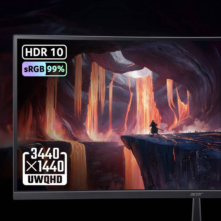 Acer Nitro ED340CURJ0 34 inch gaming monitor (British brand)