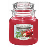 Yankee Candle medium scented candle Mistletoe Charm, UK version