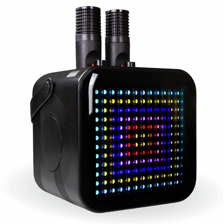 RockJam karaoke speaker with pixel display, imported from the UK